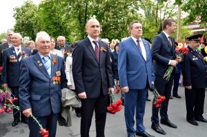 В Новошахтинске отметили 72-ую годовщину Победы в Великой Отечественной войне