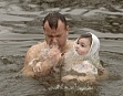 В Новошахтинске организованные Крещенские купания состоялись в приходе Святителя Николая Чудотворца