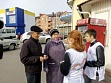 В городе прошла традиционная акция «С заботой о пожилом пешеходе», направленная на обеспечение безопасности людей пенсионного возраста