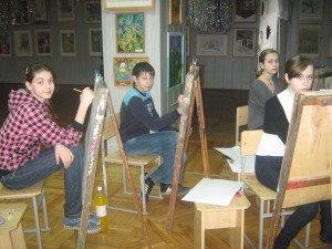 В детской художественной школе прошла  олимпиада по живописи